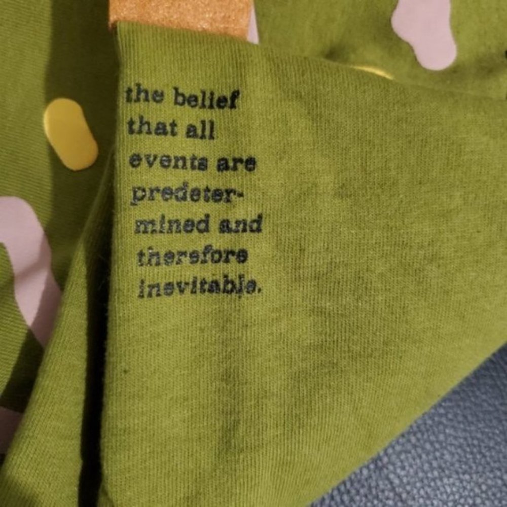 ADVISORY BOARD CRYSTALS (Abc) “FATALISM” T-Shirt Moss Green NEW WITOUT TAG - Picture 7 of 8